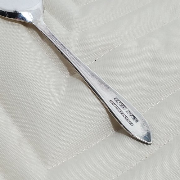 Loxley by Maurice Stables Ltd EPNS Jelly Spoon Sheffield England mid century 5" - Picture 6 of 9